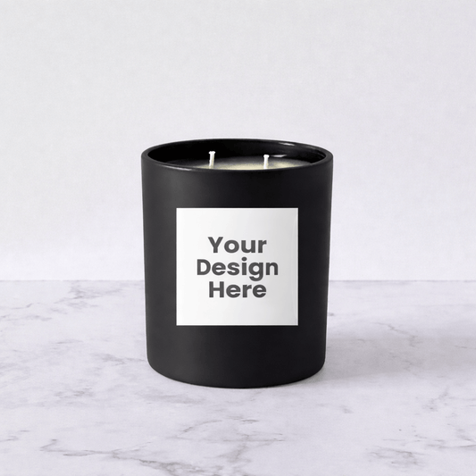 Private Label Candles by Velavida Candles 14 Oz Matte Black Private Label Candles (12 Candles)