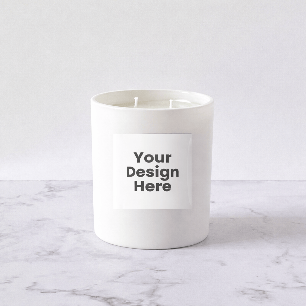 Private Label Candles by Velavida Candles 14 Oz White Matte Private Label Candles (12 Candles)